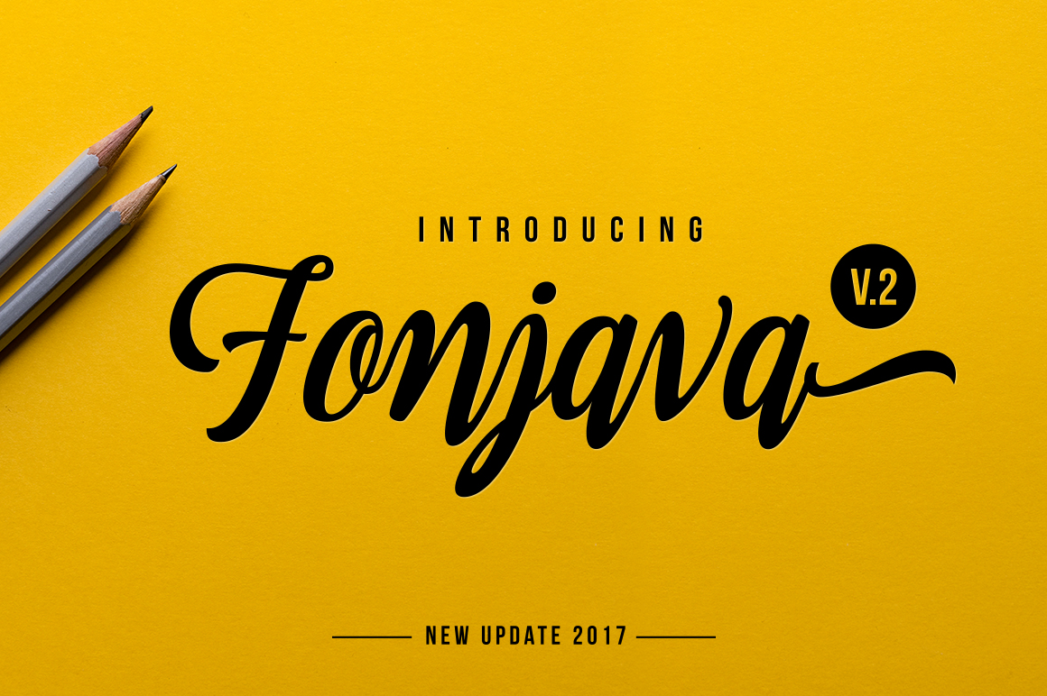 Fonjava Font Poster 1