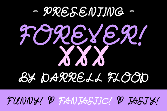 Forever Font Poster 1