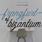 Frangfurt of Bizantium Font Poster 1