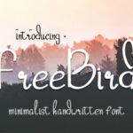 Freebird Font Poster 1