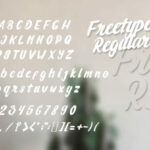 Freetype Regular Font Poster 2