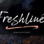 Freshline Font Poster 1