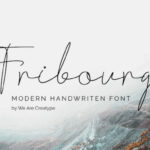 Fribourg Font Poster 1