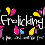 Frolicking Font Poster 1