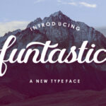 Funtastic Script Font Poster 1