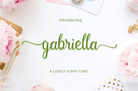 Gabriella Font Poster 1