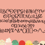 Gelato Font Poster 2