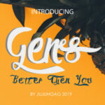 Gens Better Than You Font Poster 1