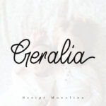 Geralia Font Poster 1