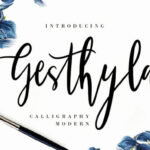 Gesthyla Font Poster 1