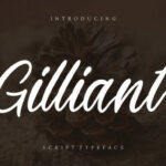 Gilliant Font Poster 1