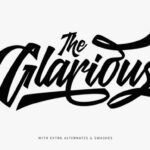 Glarious Font Poster 1