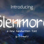 Glenmore Font Poster 1