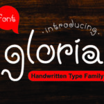 Gloria Font Poster 1