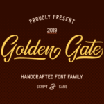 Golden Gate Duo Font Poster 1