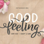 Good Feeling Duo Font Poster 1