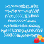 Gooey Gumdrops Font Poster 3