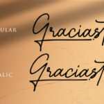 Graciast Font Poster 8