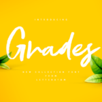 Grades Font Poster 1