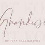 Grandiose Font Poster 1