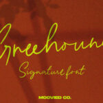 Greehound Font Poster 1