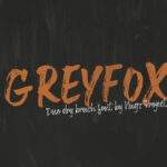 Greyfox Font Poster 5