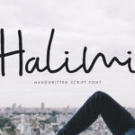 Halimi Font Poster 1