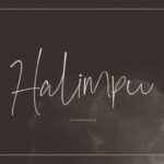 Halimpu Font Poster 1