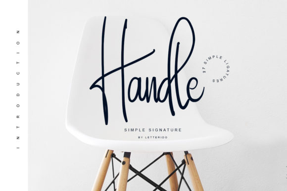 Handle Font Poster 1