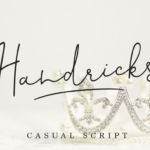 Handricks Font Poster 1