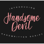 Handsome Devil Font Poster 1