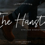 Hanster Script Font Poster 1