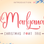 Happy Marlyana TrioFamily Font Poster 1