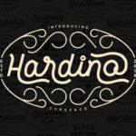 Hardino Font Poster 1