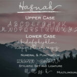 Hasnah Font Poster 2