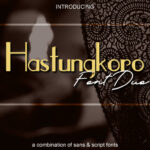 Hastungkoro Duo Font Poster 1