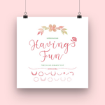 Having Fun Font Poster 4