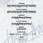 Hello Avelline Font Poster 2