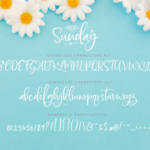 Hello Sunday Font Poster 9