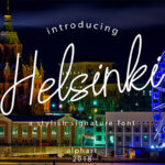 Helsinki Font Poster 1