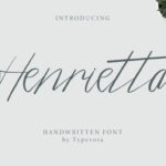 Henrietta Font Poster 1