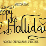 Heppy Holliday Font Poster 1