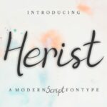 Herist Font Poster 1