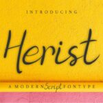 Herist Font Poster 2