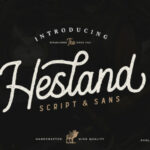 Hesland Font Poster 1