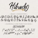 Hibrush Font Poster 11