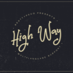 High Way Font Poster 9