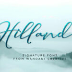 Hilland Font Poster 1