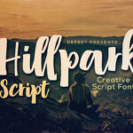 Hillpark Script Font Poster 1