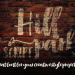 Hillpark Script Font Poster 4